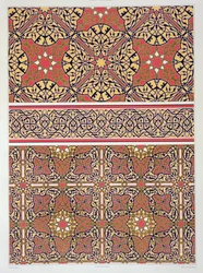 Arabeschi del soffitto dalla Moschea di El-Bordeyny, da 